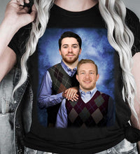Load image into Gallery viewer, Jeremy Swayman Linus Ullmark Boston Bruins Funny T-Shirt, Christmas Gift, Step Brother T-shirt, Fathers Day Unisex Heavy Cotton Tee Fabric